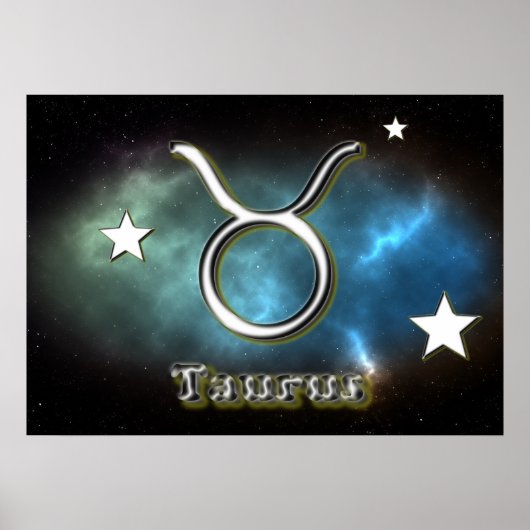 Taurus-Symbol Poster (Vorne)