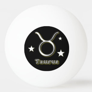 Taurus-Symbol Tischtennisball