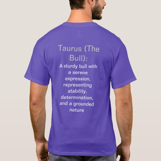 Taurus T - Shirt (Rückseite)
