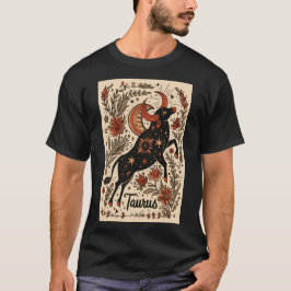 Taurus - T - Shirt Celestial Zodiac Art