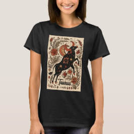 Taurus - T - Shirt Celestial Zodiac Art