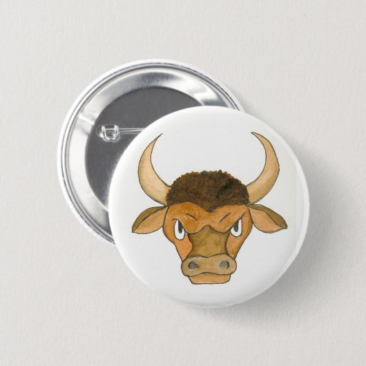 Taurus-Taste oder Abzeichen Button (Vorne & Hinten)