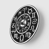 Taurus the Bull Celestial Zodiac Runde Wanduhr (Winkel)
