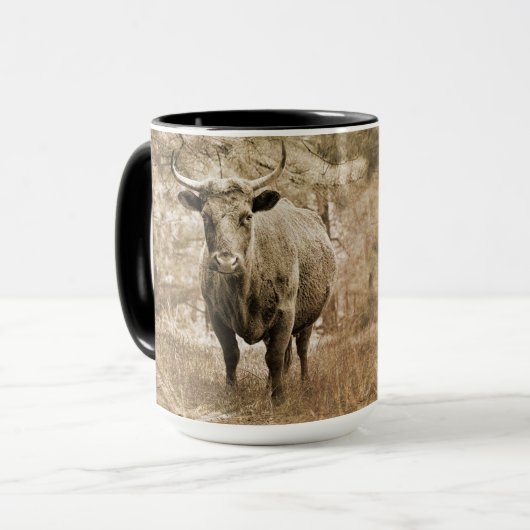 Taurus the Bull Custom Tasse (Vorderseite Links)