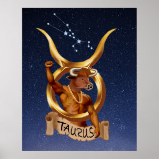 TAURUS THE BULL POSTER