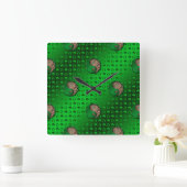 Taurus the Bull Quadratische Wanduhr (Zuhause)