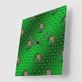 Taurus the Bull Quadratische Wanduhr (Winkel)