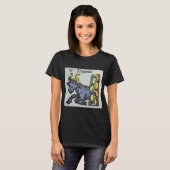 Taurus the Bull, Vintage Zeichen des Göttlichen T-Shirt (Vorne ganz)