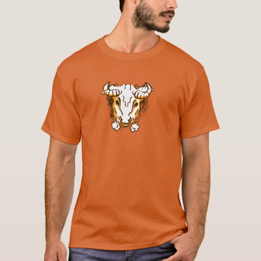 Taurus the bull zodiac astrology mens T - Shirt (Vorderseite)