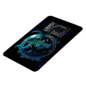 Taurus-thematischer Nährwert Magnet (Linke Seite)