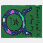 Taurus Throw Blanket Fleecedecke (Vorderseite (Horizontal))