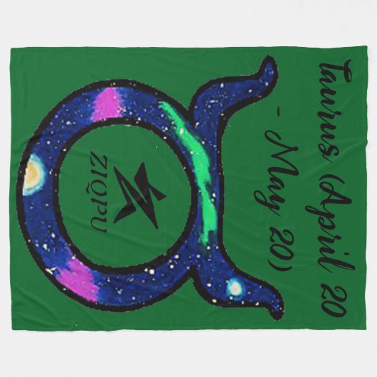 Taurus Throw Blanket Fleecedecke (Vorderseite (Horizontal))