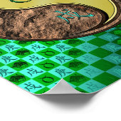 Taurus und Metallhund Poster (Ecke)