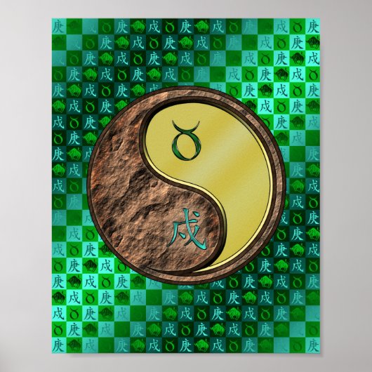 Taurus und Metallhund Poster (Vorne)