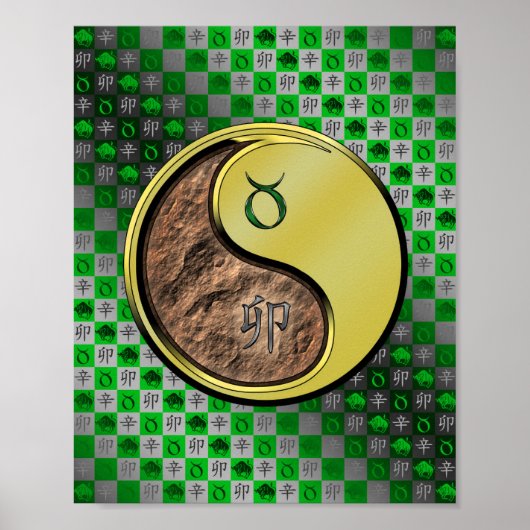 Taurus und Metallkaninchen Poster (Vorne)