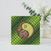 Taurus und Metallpferd Karte (Stehend Vorderseite)