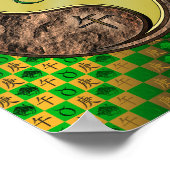 Taurus und Metallpferd Poster (Ecke)