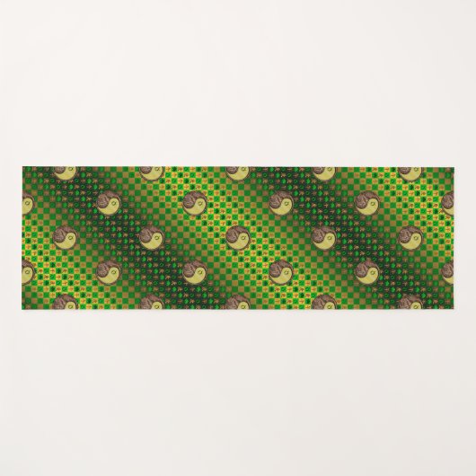 Taurus und Metallpferd Yogamatte (Vorderseite (Horizontal))