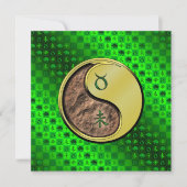 Taurus und Metallziege Karte (Vorderseite)