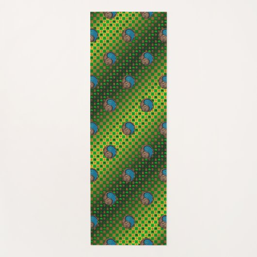 Taurus und Wasserpferd Yogamatte (Vorderseite)