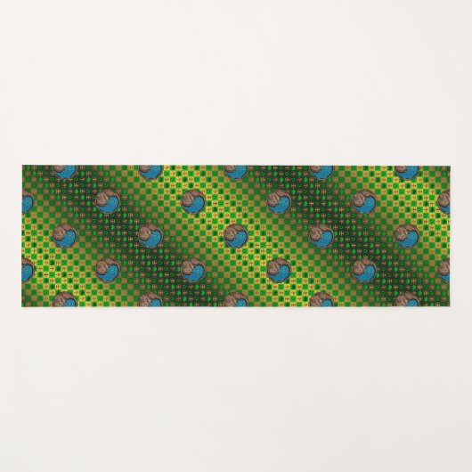 Taurus und Wasserpferd Yogamatte (Vorderseite (Horizontal))