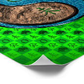 Taurus und Wasserziege Poster (Ecke)