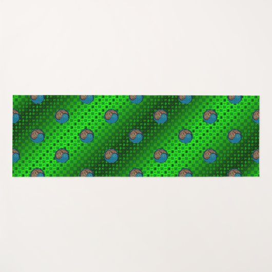 Taurus und Wasserziege Yogamatte (Vorderseite (Horizontal))