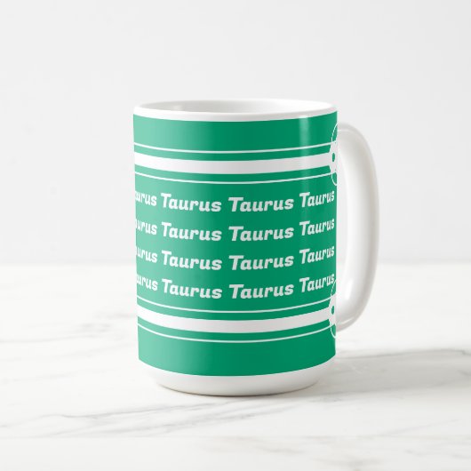 Taurus Vibes Tasse (VorderseiteRechts)
