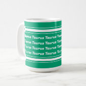 Taurus Vibes Tasse (Vorderseite Links)