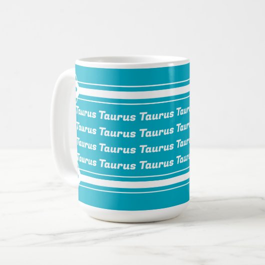 Taurus Vibes Tasse (Vorderseite Links)
