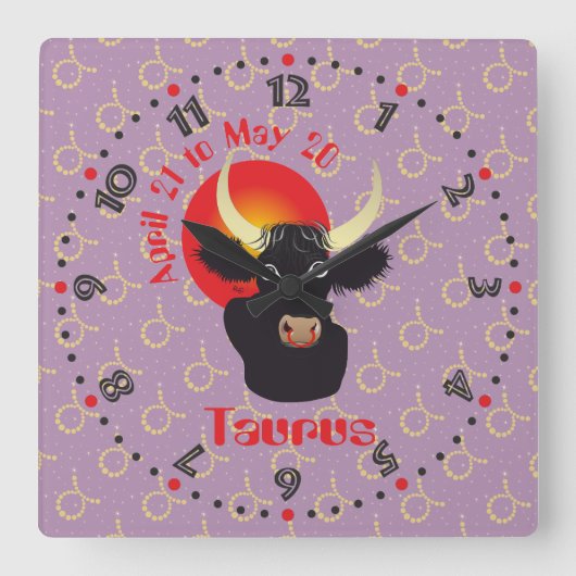 Taurus vom 21. April bis 20. Mai Uhr (Vorderseite)