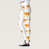 Taurus Wassercolor Zeichen Leggings (Links)