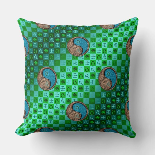 Taurus & Water Dog Kissen (Vorderseite)