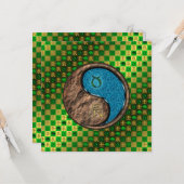 Taurus & Water Dragon Karte (Vorderseite/Rückseite Beispiel)