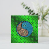 Taurus & Water Goat Karte (Stehend Vorderseite)