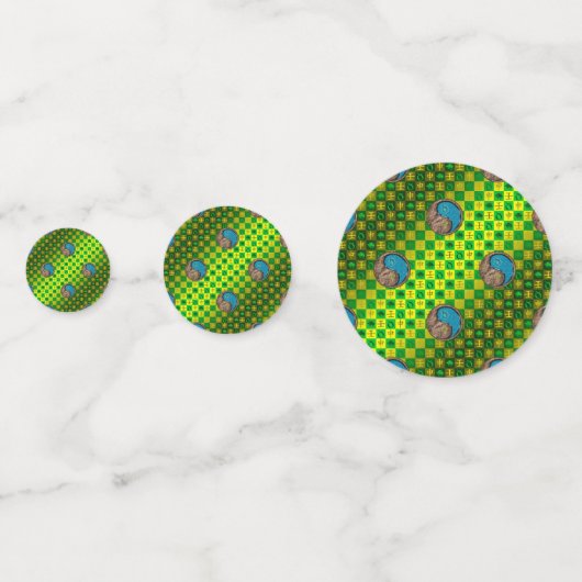 Taurus & Water Monkey Konfetti (Rückseiten)