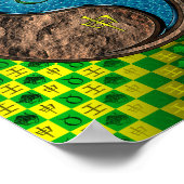 Taurus & Water Monkey Poster (Ecke)