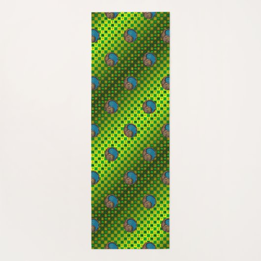 Taurus & Water Monkey Yogamatte (Rückseite)