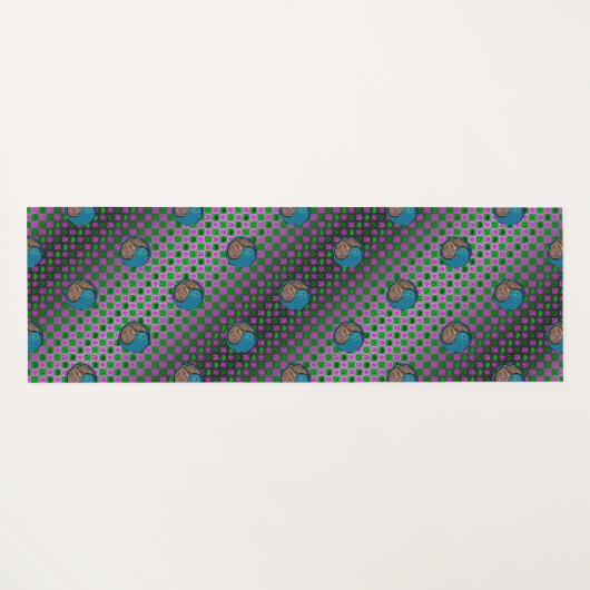 Taurus & Water Rooster Yogamatte (Rückseite (Horizontal))