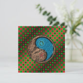 Taurus & Water Tiger Karte (Stehend Vorderseite)