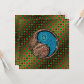 Taurus & Water Tiger Karte (Vorderseite/Rückseite Beispiel)