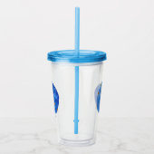 Taurus Watercolor Night Sky Constellation Zodiac Acryltrinkbecher (Rechts)