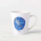 Taurus Watercolor Night Sky Constellation Zodiac Milchtasse (Rechts)