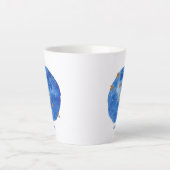 Taurus Watercolor Night Sky Constellation Zodiac Milchtasse (Vorderseite)