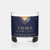 Taurus whiskey Glass Male Whiskyglas (Rückseite)