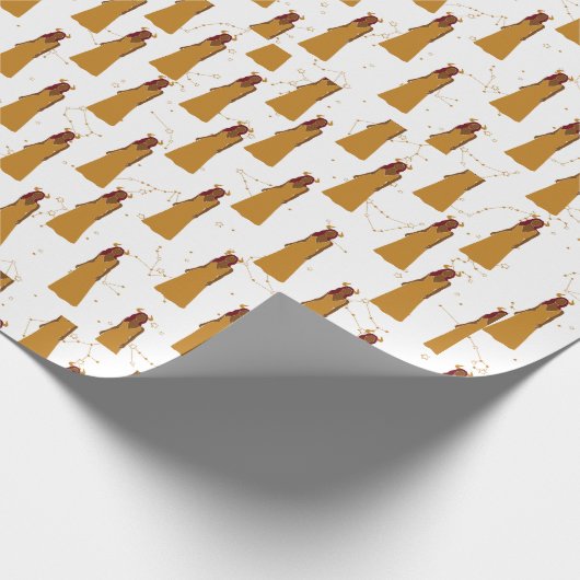 Taurus Woman Zodiac Geschenkpapier (Ecke)