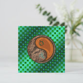 Taurus & Wood Dog Karte (Stehend Vorderseite)