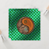 Taurus & Wood Dog Karte (Vorderseite/Rückseite Beispiel)