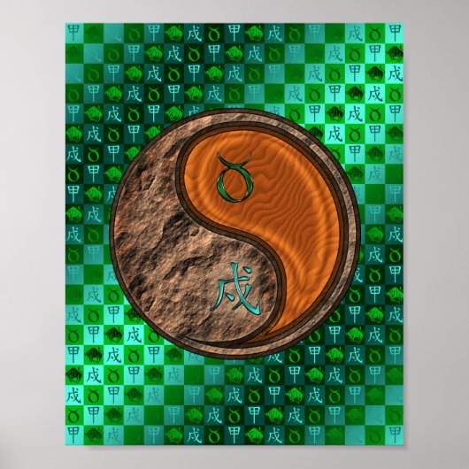 Taurus & Wood Dog Poster (Vorne)