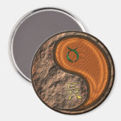 Taurus & Wood Dragon Magnet (Vorderseite/Rückseite)